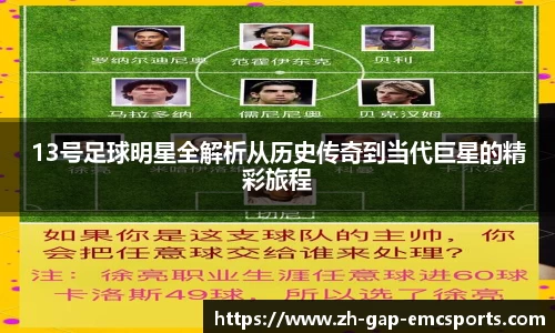 13号足球明星全解析从历史传奇到当代巨星的精彩旅程